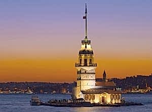 60x80 İstanbul Kız kulesi Digital Baskı Pano