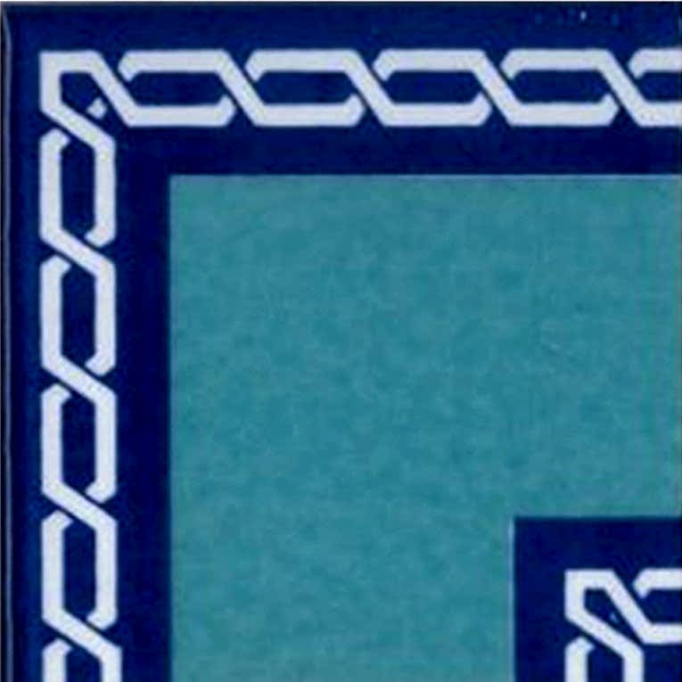 10x10 cm KSK 60 Zincir Desen Modern Çini Bordür Köşe