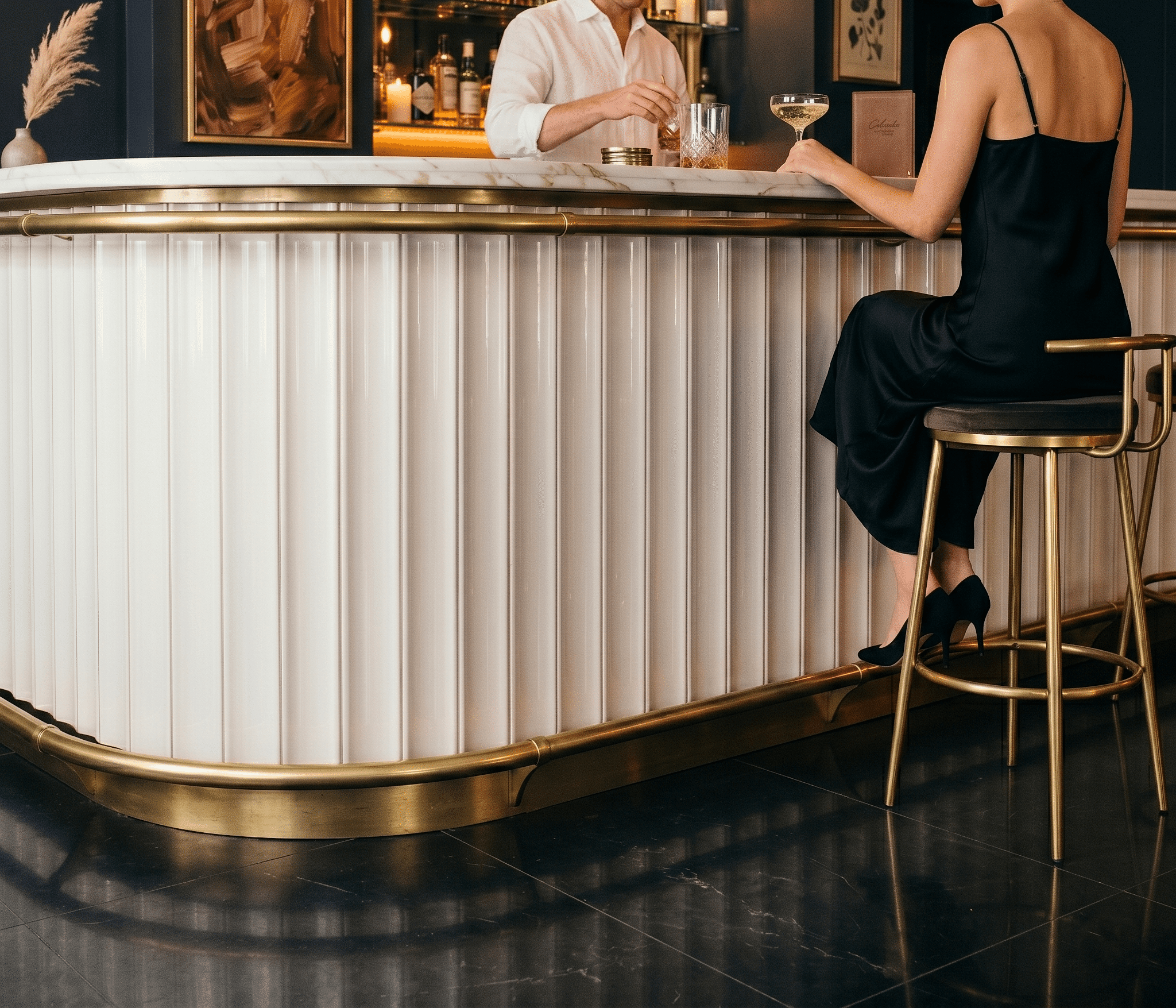 10X100 Bar Önü Beyaz Çini Seramik