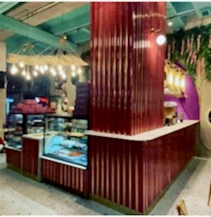 10X100 Bar Önü Bordo Çini Seramik
