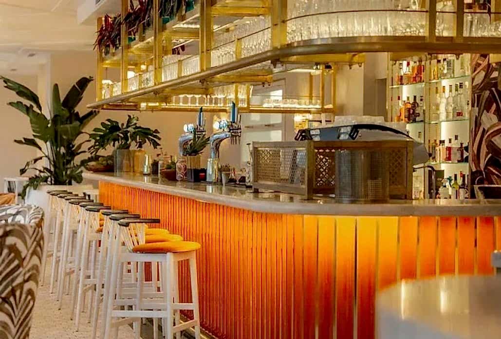 10X100 Bar Önü Turuncu Çini Seramik