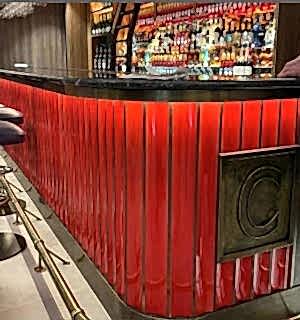 10X101 Bar Önü Kırmızı Çini Seramik