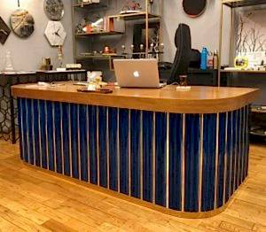 10X101 Bar Önü Kobalt Çini Seramik