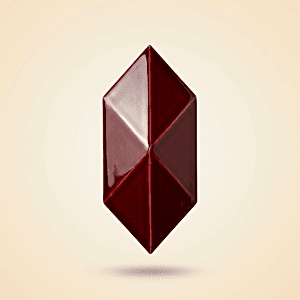 12,5x25 Cm Bordo Diamond Piramit Altıgen Çini Seramik