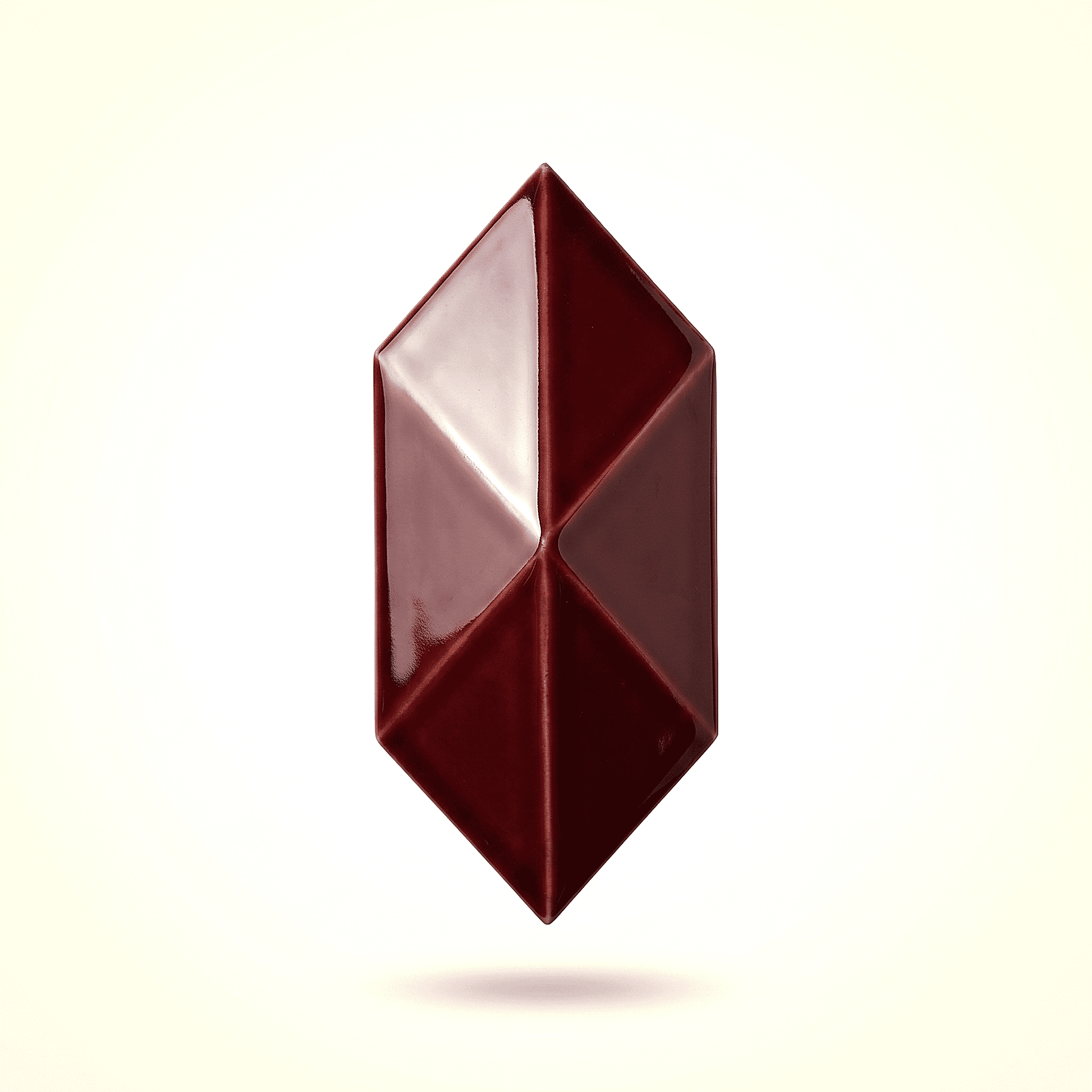 12,5x25 Cm Bordo Diamond Piramit Altıgen Çini Seramik
