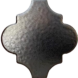 12x12 Ottoman Düz Arabesk Metalik Çini