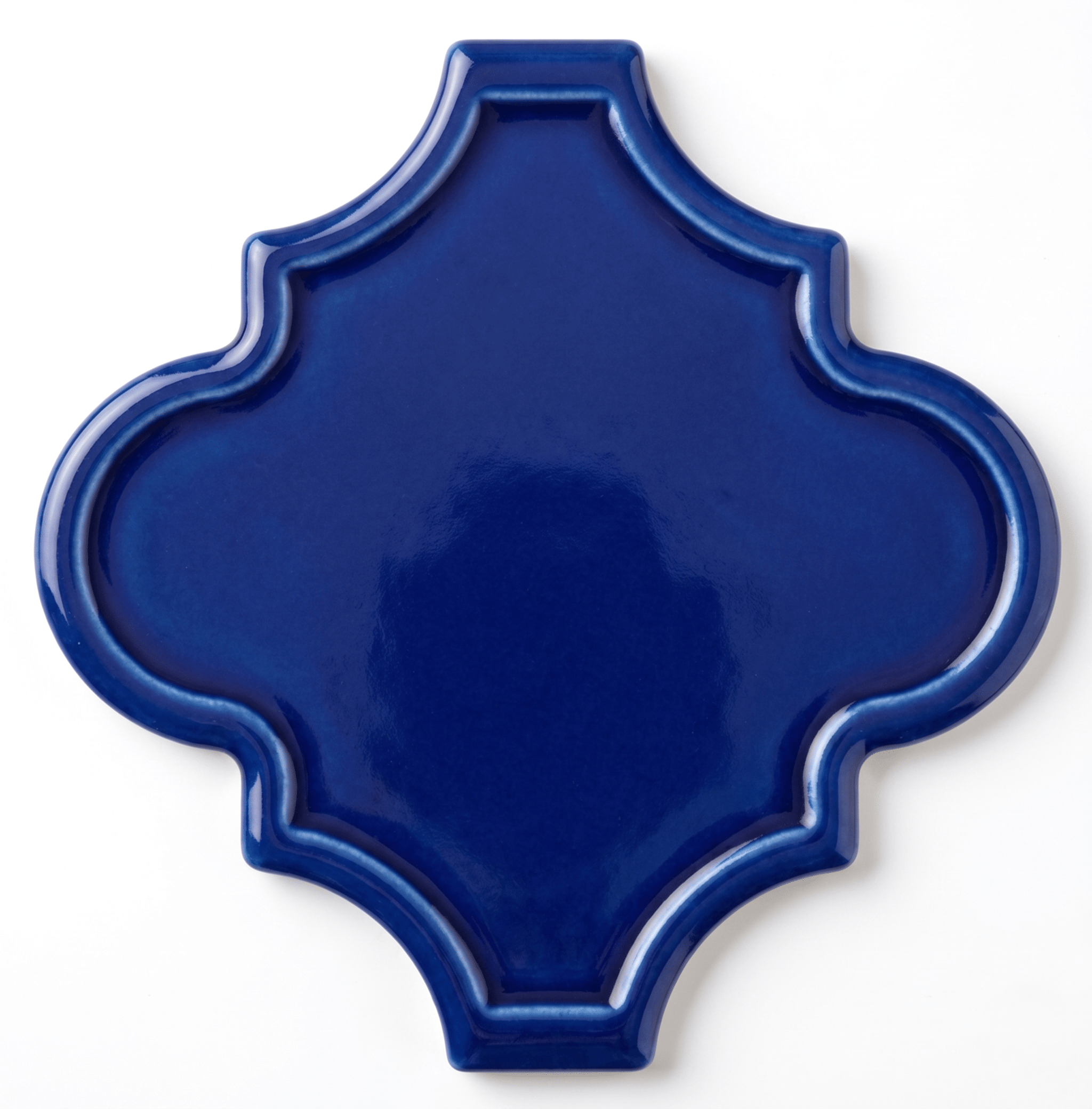 12x12 Ottoman Rölyefli Kobalt Çini