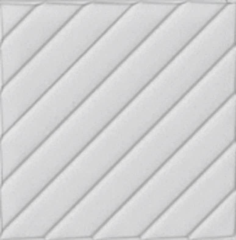 20x20 Cm Linea Beyaz Modern Desenli Çini Seramik Karo