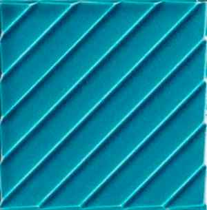 20x20 Cm Linea Turkuaz Modern Desenli Çini Seramik Karo