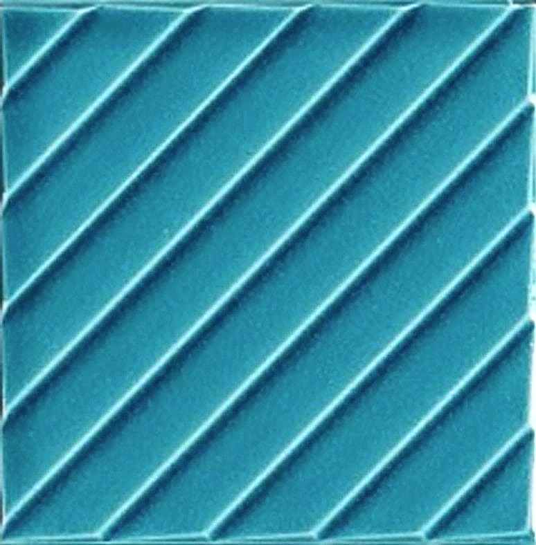 20x20 Cm Linea Turkuaz Modern Desenli Çini Seramik Karo