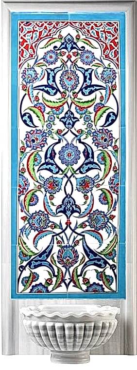 40x100 Cm ED 701 Rumi Eldekoru Çini Pano