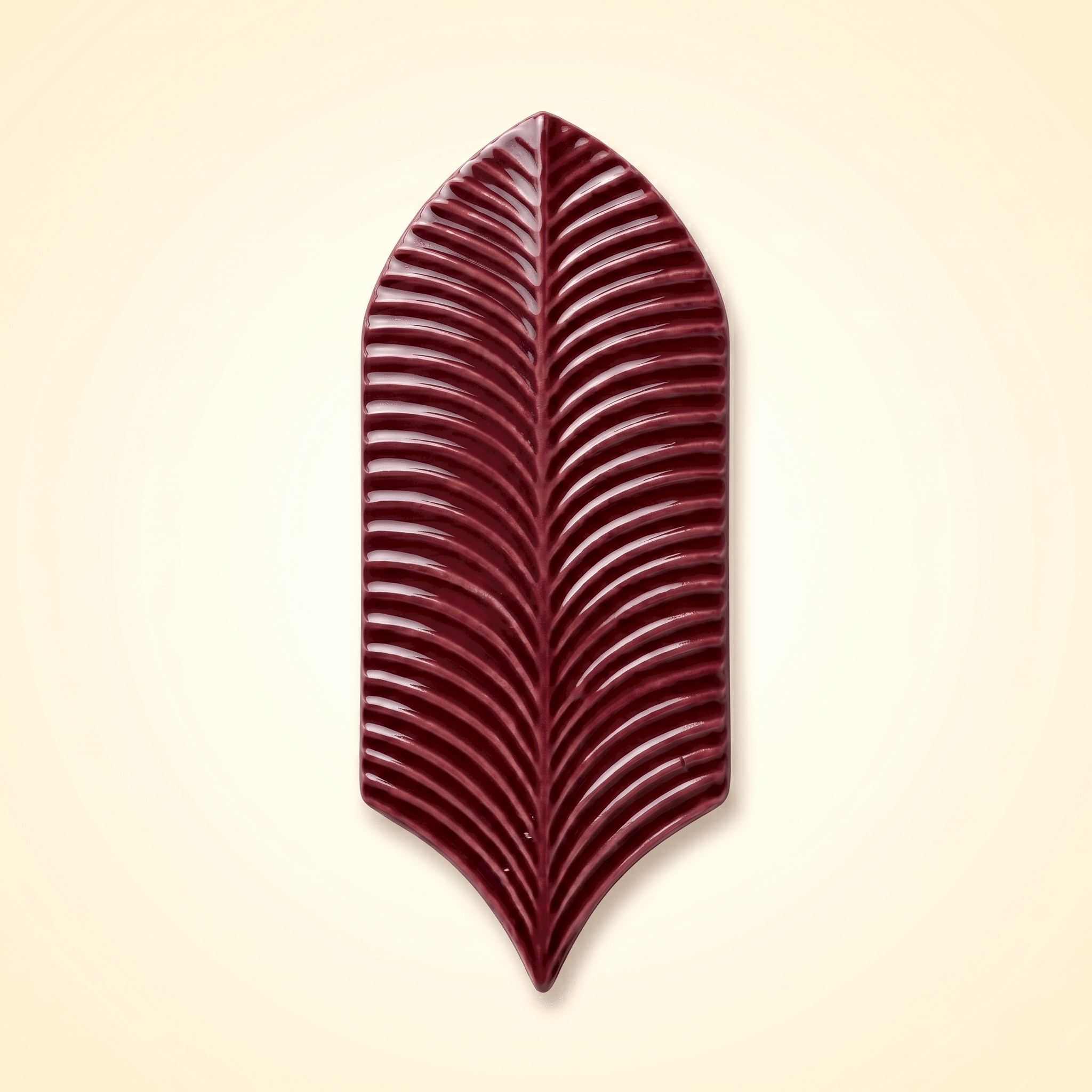 9X20 Palm Life Bordo Çini Seramik