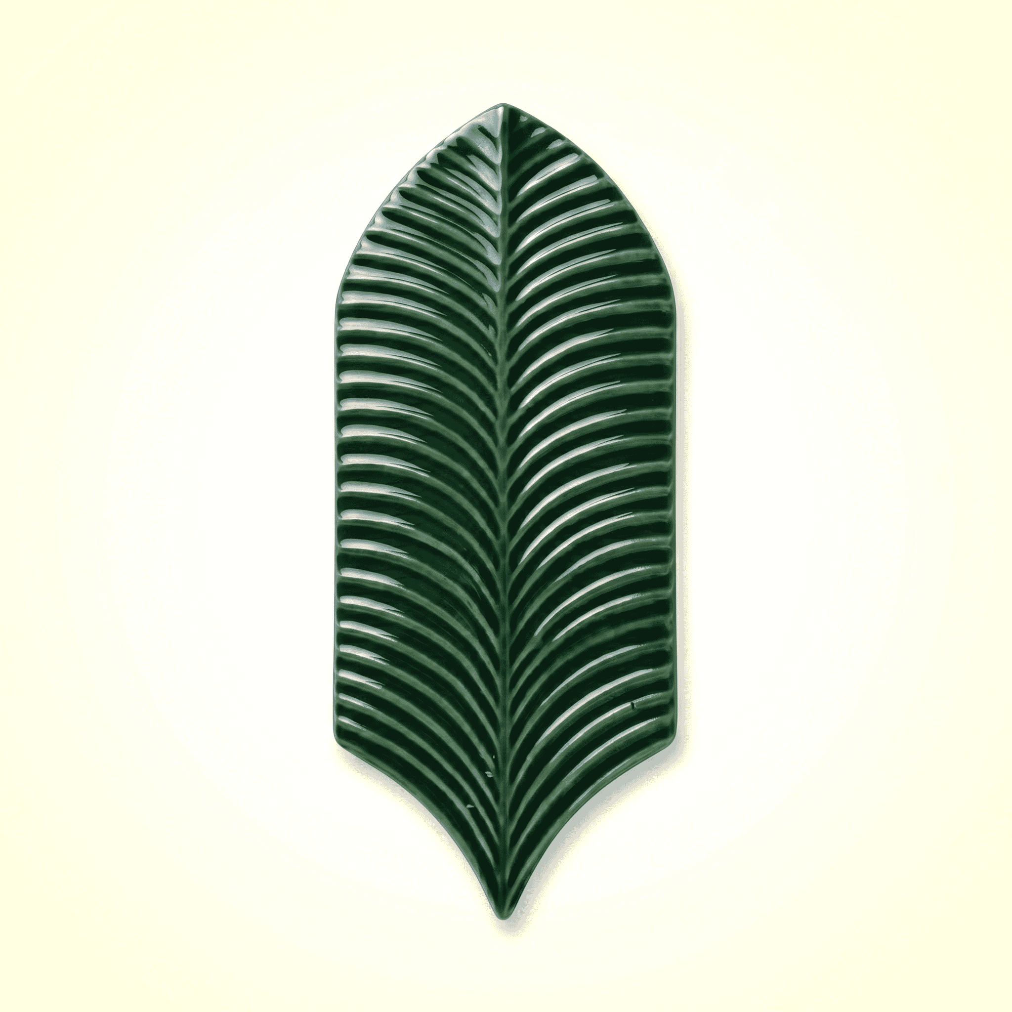 9X20 Palm Life Zümrüt Yeşil Çini Seramik